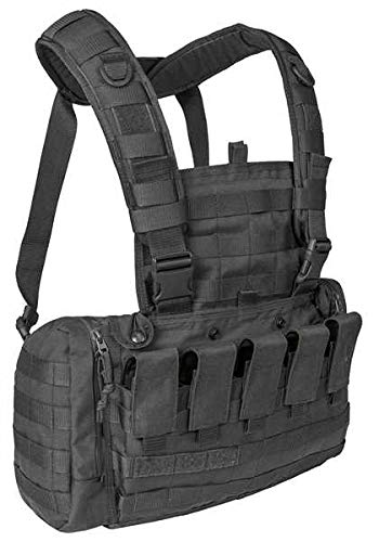 Tasmanian Tiger TT Chest Rig MKII M4 Militär Gurtzeug Kampfmittel-Weste mit 5 M4 Magazin-Taschen und