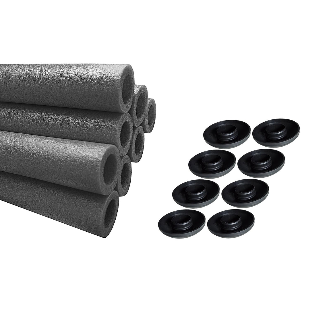 Trampolin Schaumstoff-Rohre 180 cm| Stangenschutz für Gartentrampolin universal | Schaumstoffabdecku
