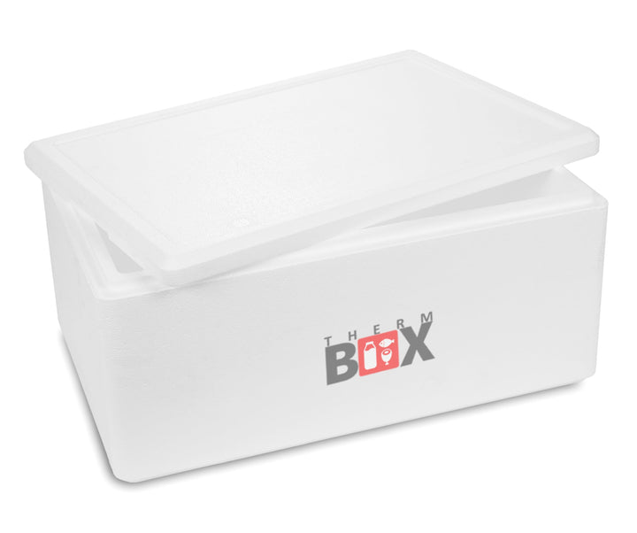 THERM BOX Styroporbox 24L bis 45L Verschiedene Grössen Isolierbox Thermobox Kühlbox Warmhaltebox Wie