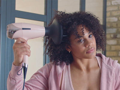 ghd helios Pink Peach Haartrockner, professioneller Haartrockner mit bürstenlosem Motor und Ionen Te