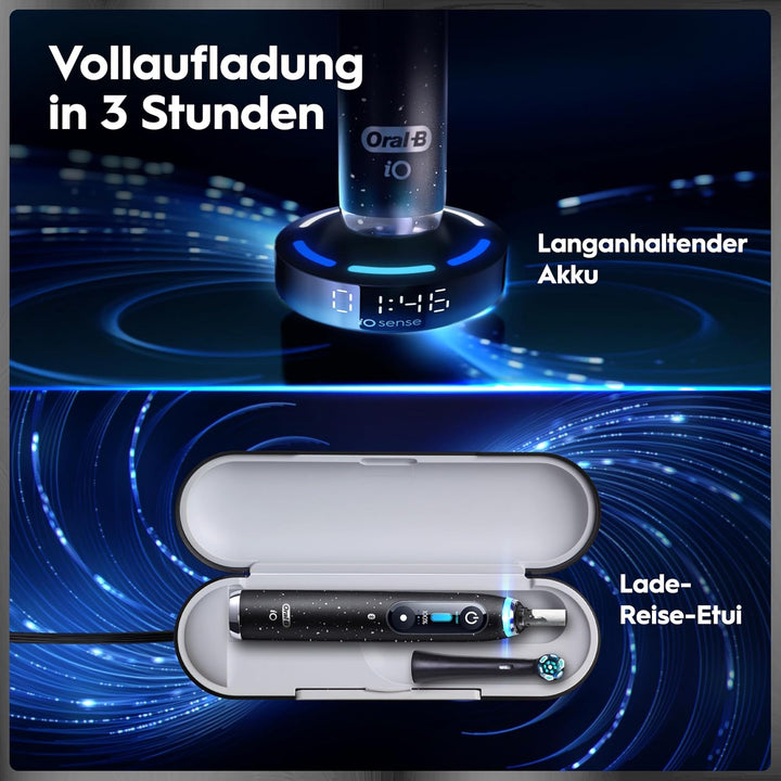 Oral-B iO Series 10 Elektrische Zahnbürste/Electric Toothbrush, 7 Putzmodi für Zahnpflege, iOSense,