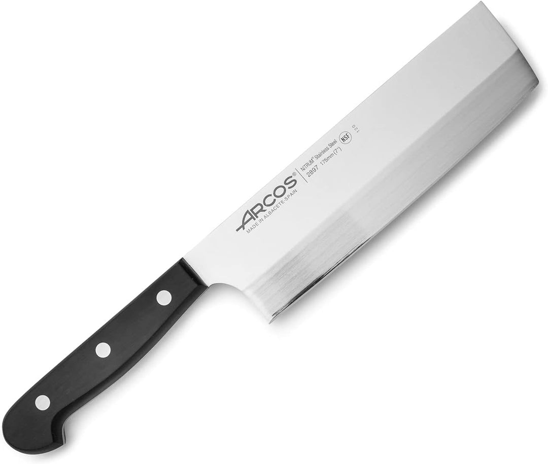 ARCOS Universal Usuba oder Asiatisches Messer mit 175mm zum Schneiden von Gemüse, Japanisches Messer