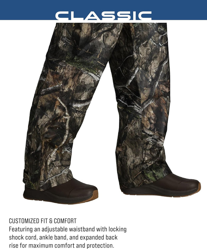 frogg toggs Herren Classic Pro Action Waterproof Breathable Rain Pant Wanderhose S Mossy Oak Dna, S