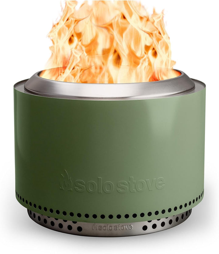 Solo Stove Feuerschale Yukon 2.0 mit Standfuss | Feuerstelle für Raucharme Holzverbrennung, Herausne