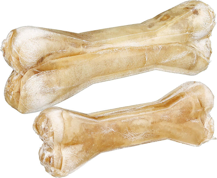 Schecker Kauknochen für den Hund - mit Reiner Pansen - Füllung - proteinreich - mit Rinderhaut 1,5 k