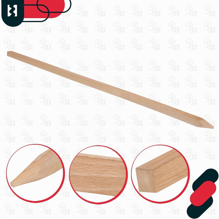 KOTARBAU® 20er Set Tomatenstäbe Pflanzstäbe 150 cm Zaunpfahl Holzpfosten Holzpflock angespitzt Pflan
