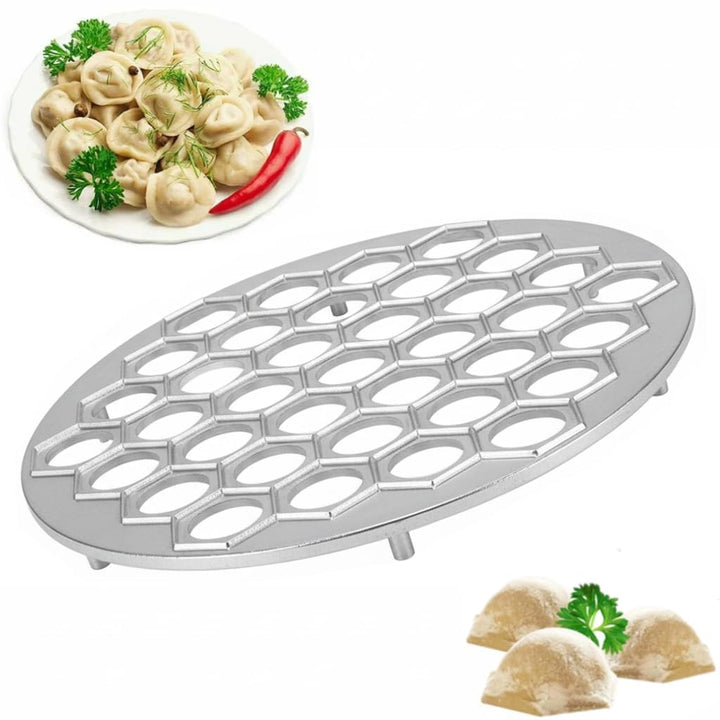 Pelmeni Maker, Teigtaschenfomer aus Aluminiumlegierung, Gulliver Teigform für 37 Pelmeni, DIY Form,
