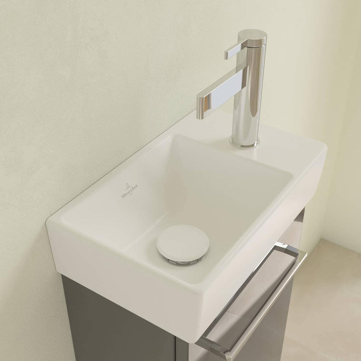 Villeroy & Boch Avento Waschbecken rechts 36x22x9 cm Stone White CeramicPlus