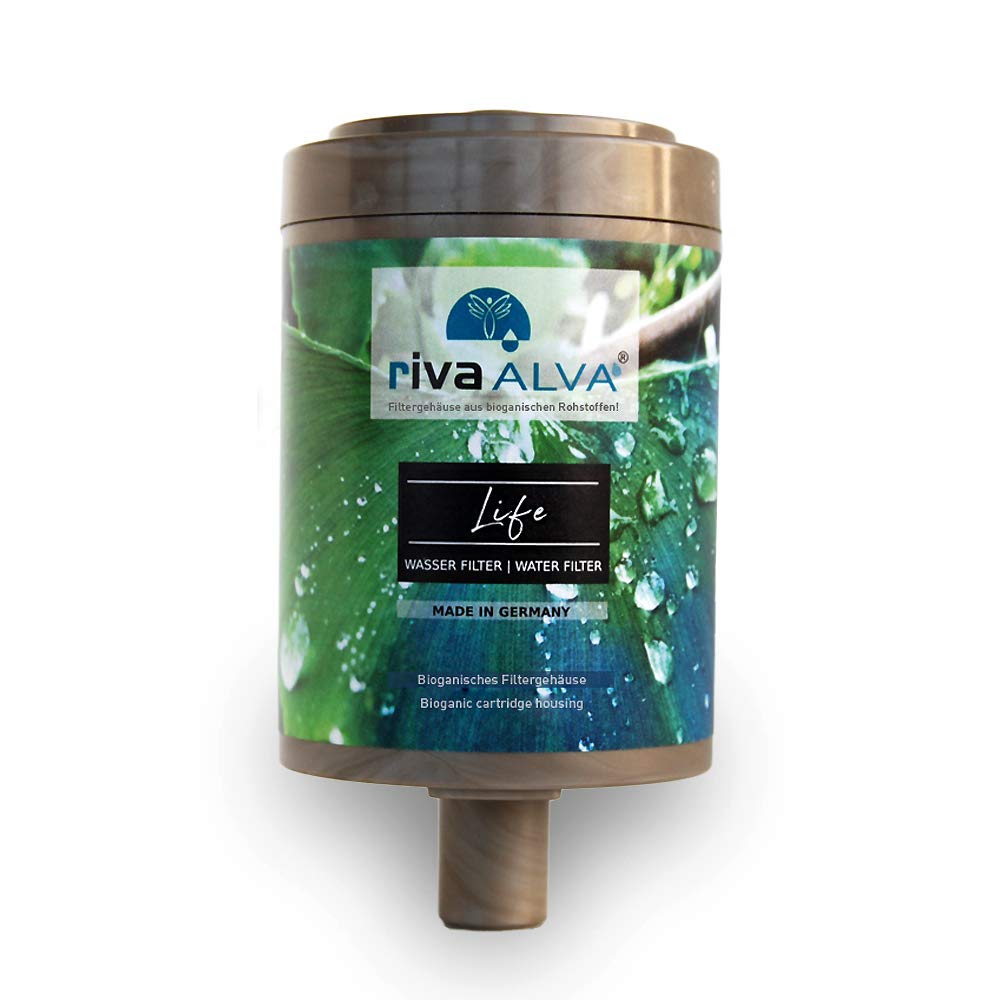 rivaALVA Life Trinkwasserfilter Ersatzkartusche, Wasserfilter Kartusche für Küche, bioganisches* Kar