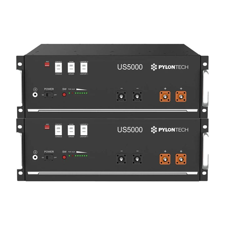 Pylontech 2X US5000 LiFePO4 Batterie 9,6kWh
