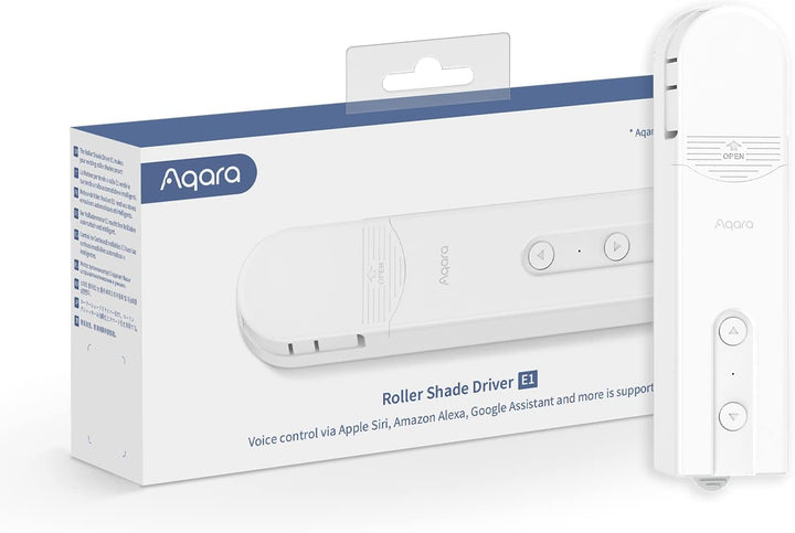 Aqara Rollladenmotor E1, Erfordert Zigbee AQARA HUB, mit Zeitplan und Sprachsteuerung, Wiederaufladb