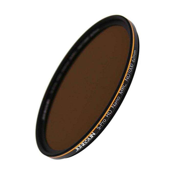 JONGSUN ND1000 62mm ND Filter, S-PRO HD Neutraldichtefilter 18-Schichten Mehrfachbeschichtung, Optis