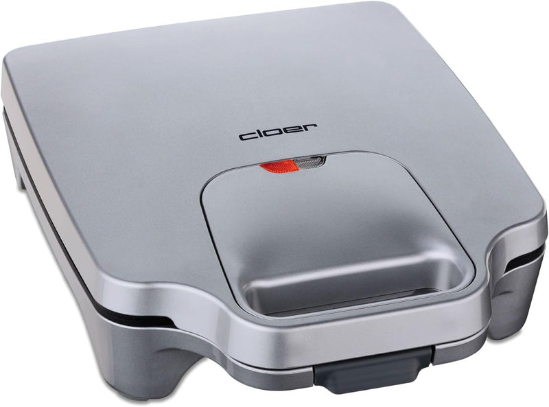Cloer 6269 Sandwichmaker XXL / 1800 W / für 4 Sandwiches / American Toast / XXL-Füllung / optische F