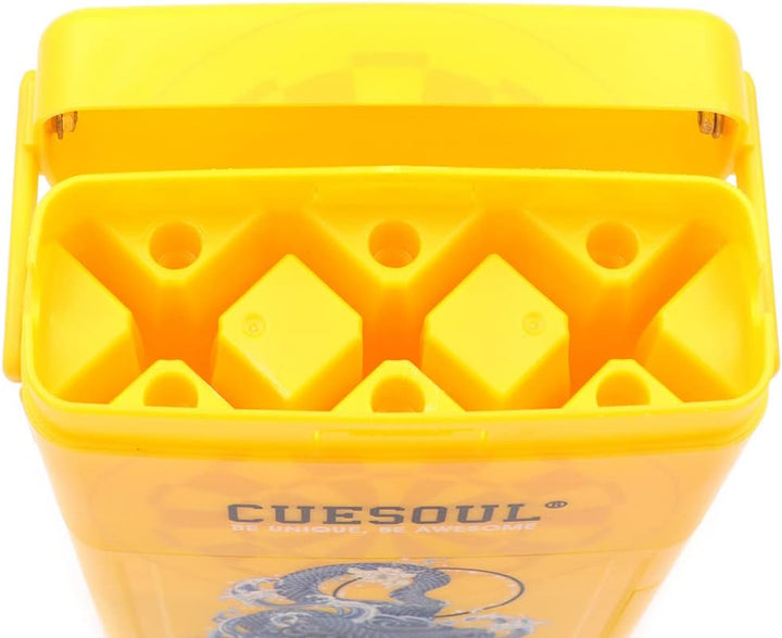 CUESOUL ANTIE Hard Dart Case, Hält 6 Steeldarts/Soft Tip Darts und zusätzliches Zubehör, mit Vier my