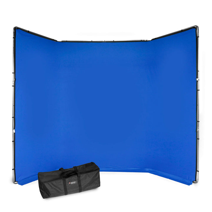 Chroma Key FX 4m x 2.9m Background Kit Blue