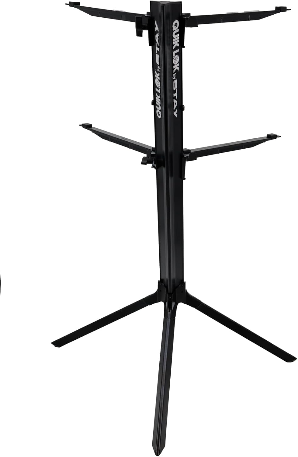Stay Musik S1100/02blk Ständer Black 2 Tier Straight, Black 2 Tier Straight