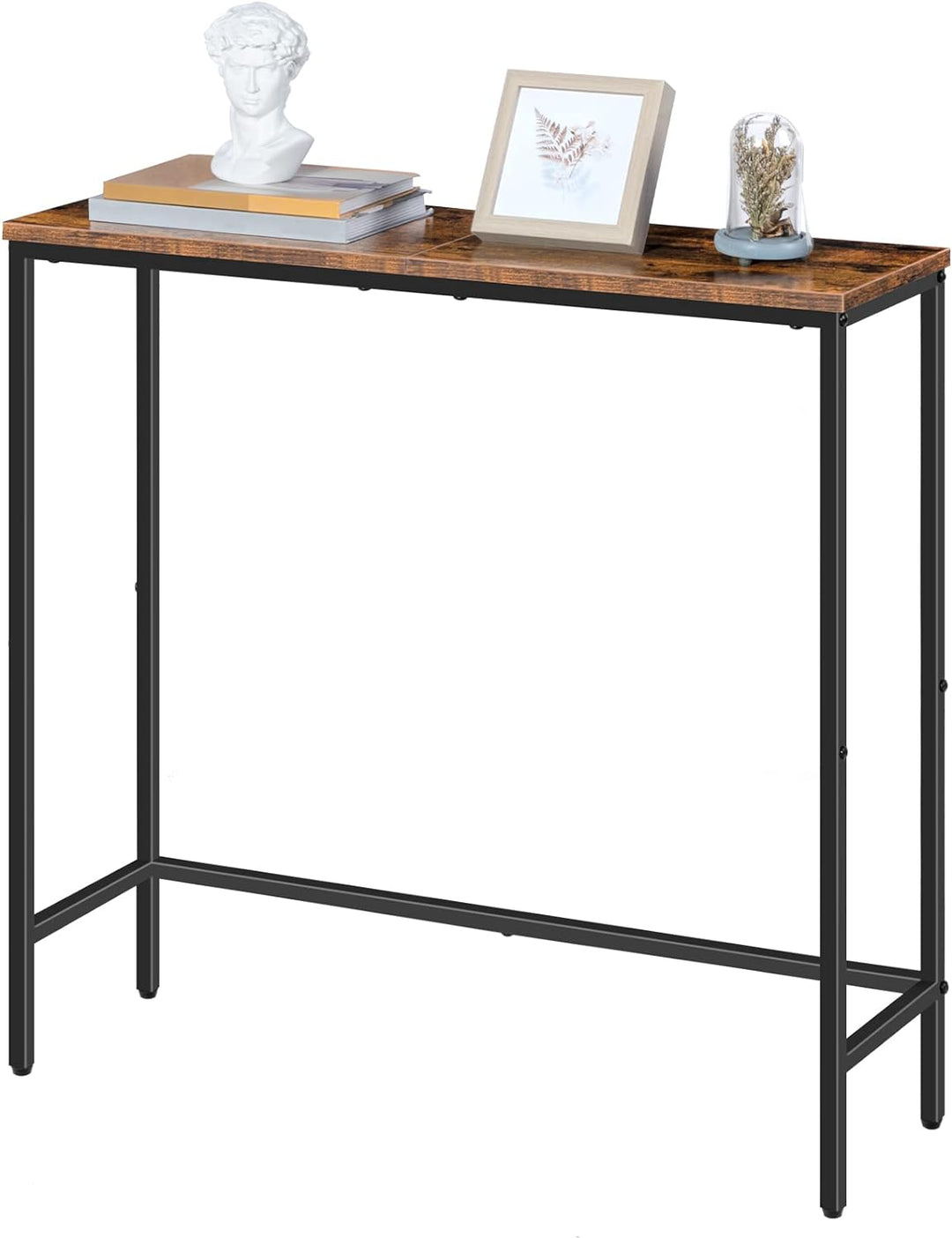 HOOBRO Schmaler Konsolentisch, 75 cm Beistelltisch, Flurtisch, Kleiner Ausstellungstisch, Sofatisch