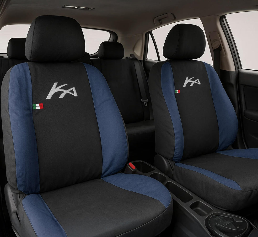 Auto Accessori Lupex - Sitzbezüge für Autositz, kompatibel Autositzbezüge für KA, schwarz dunkelblau