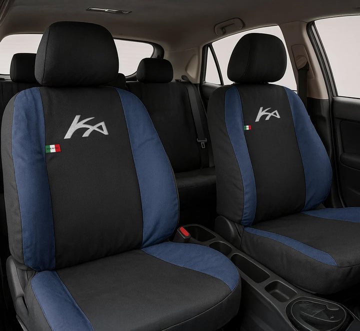 Auto Accessori Lupex - Sitzbezüge für Autositz, kompatibel Autositzbezüge für KA, schwarz dunkelblau