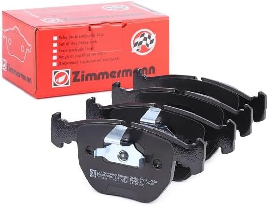 ZIMMERMANN 21486.190.1 Serie Bremsbeläge, vorne mit Vorbereitung Sensoren, inklusive Platte dämpfend