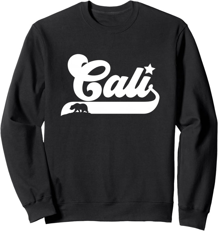 Cali Vintage California Bear USA State Beauty Design-Idee Sweatshirt