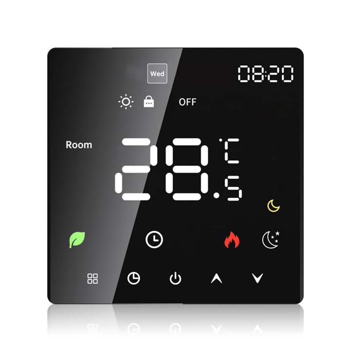 Thermostat Fussbodenheizung, Raumthermostat Thermostat Heizung Smart Elektrisch WiFi Touchscreen Spr
