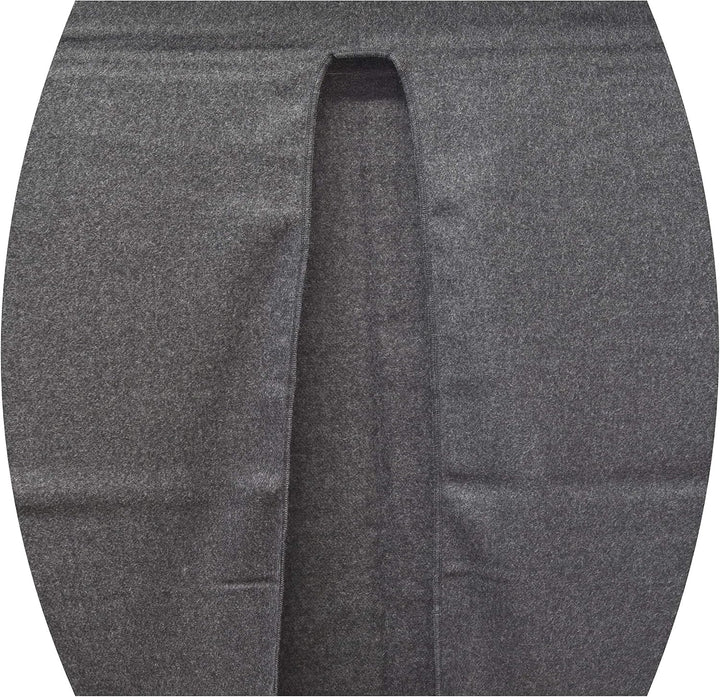Toutacoo, Grosser Poncho mit Fransen - Damen - 02-grau, 02-grau