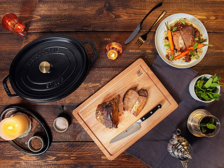 Staub 7 Quart Oval Cocotte, Black by Staub