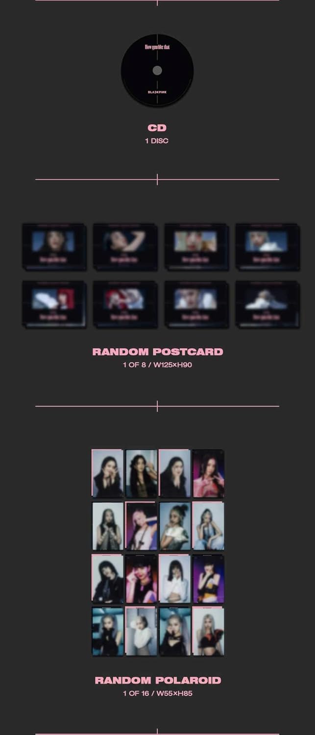 Blackpink – How You Like That (Special Edition) Album + Folded Poster + Hologram Photocard Set