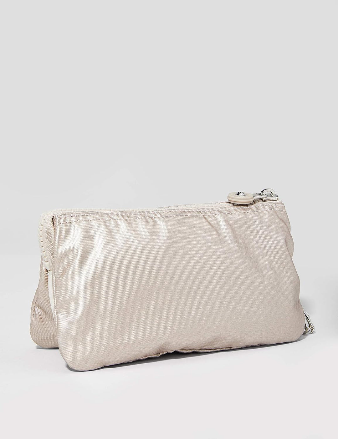Kipling Damen Creativity L Tasche, Silber (Metallic Glow), 18.5x11x5 cm EU, Metallic Glow