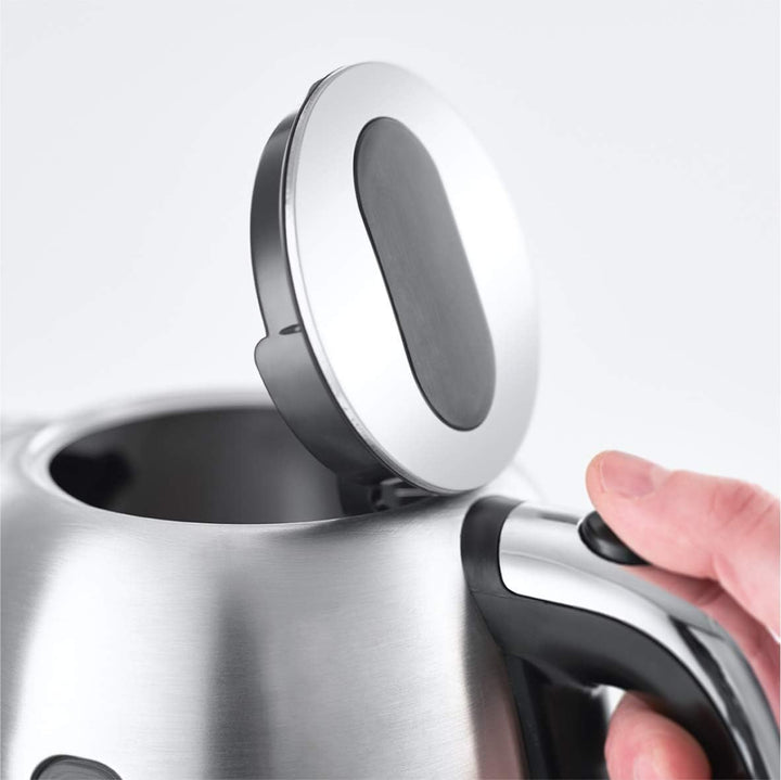 Russell Hobbs 23940 Velocity Fast Boil Elektrischer Wasserkocher, Edelstahl, 3100 W, 1,7 Liter