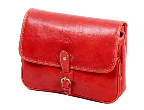 Katana Umhängetasche aus Rindsleder K 32588 Rot