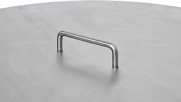 80 cm Deckel für Feuerschalen Feuertonnen Schwenkgrills aus 2,0 mm Stahl mit Griff -