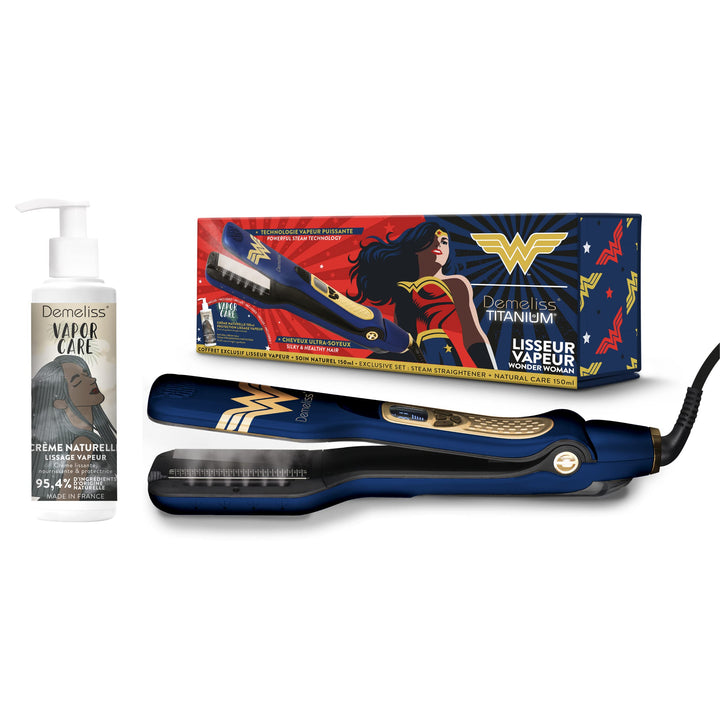 SAINT ALGUE - Demeliss TITANIUM Dampfglätter Wonder Woman Edition Blue, Blue