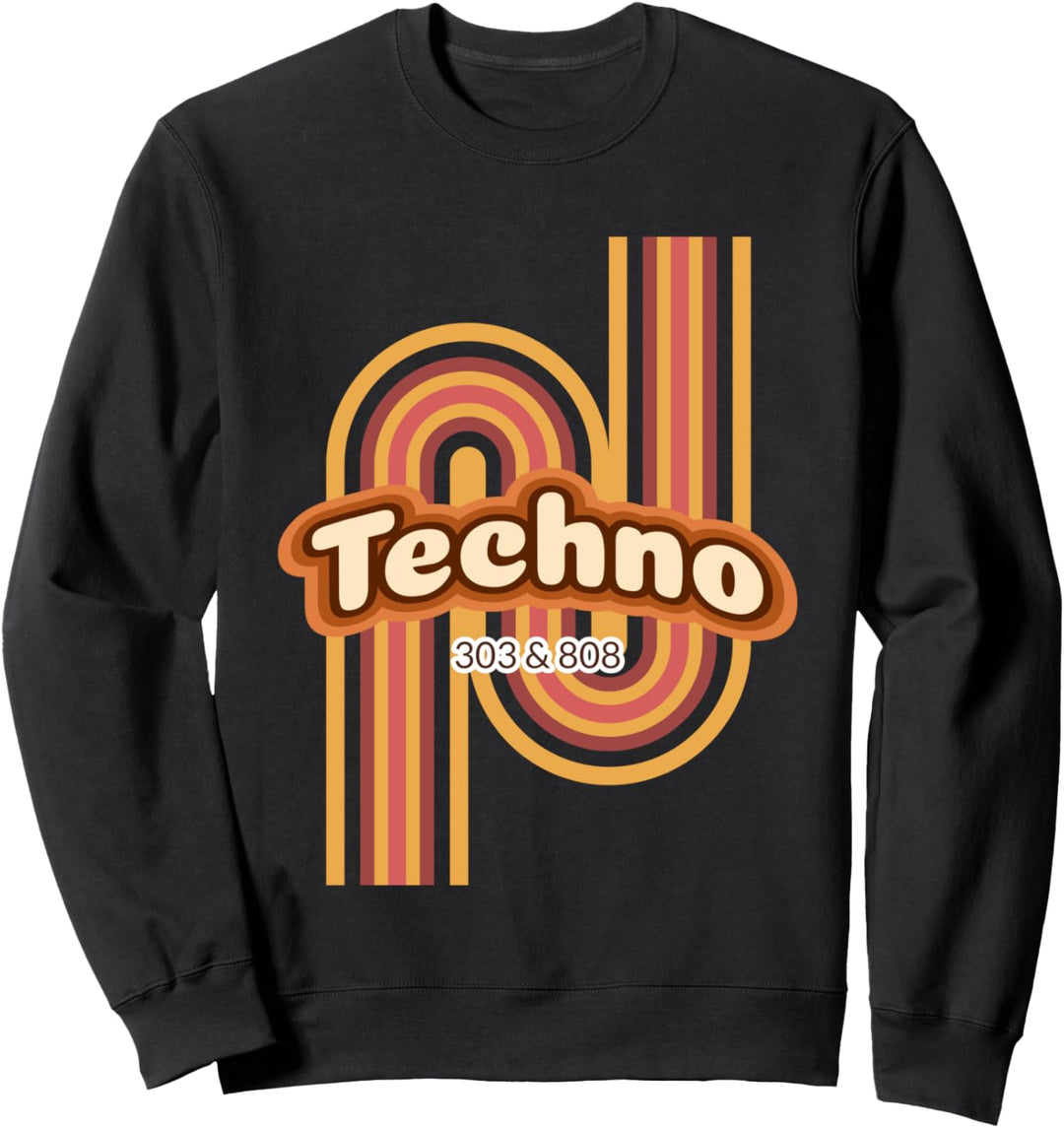 Techno 303 & 808 Techno Design für das Festival Sweatshirt