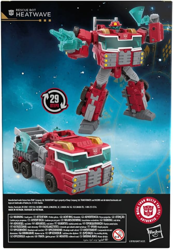 Transformers Age of The Primes Voyager-Klasse Rescue Bot Heatwave Action-Figur