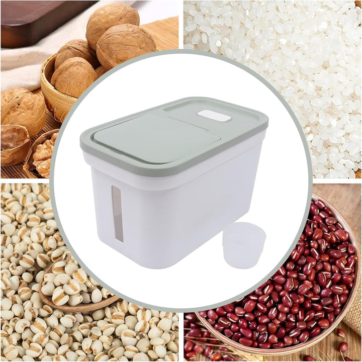KAUITOPU 10kg Reisbehälter, luftdichter Feuchtigkeitsbeständiger Mehl Vorratsbehälter, Grosser Leben