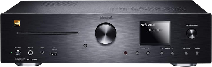 MC 400, Kompakter High-End Stereo Netzwerk/CD/DAB/FM-Receiver mit 200 Watt Maximal-Ausgangsleistung