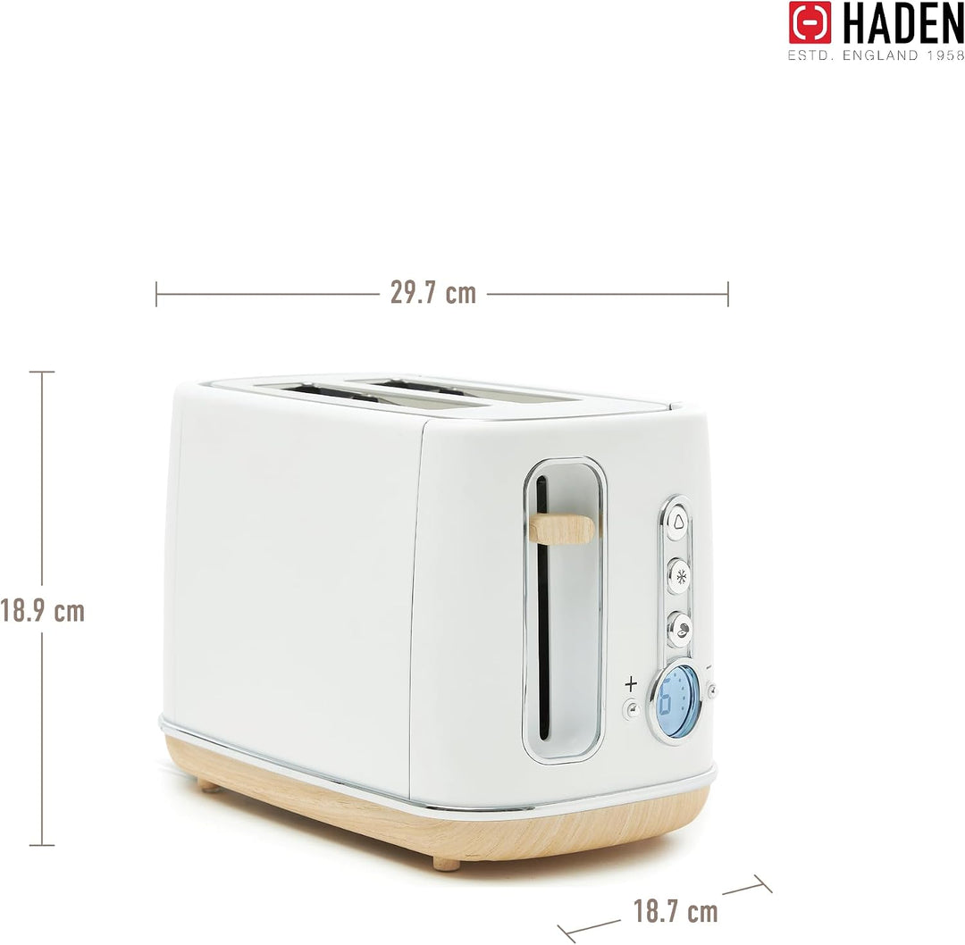 Haden Dorchester White 2 Scheiben Toaster, weiss
