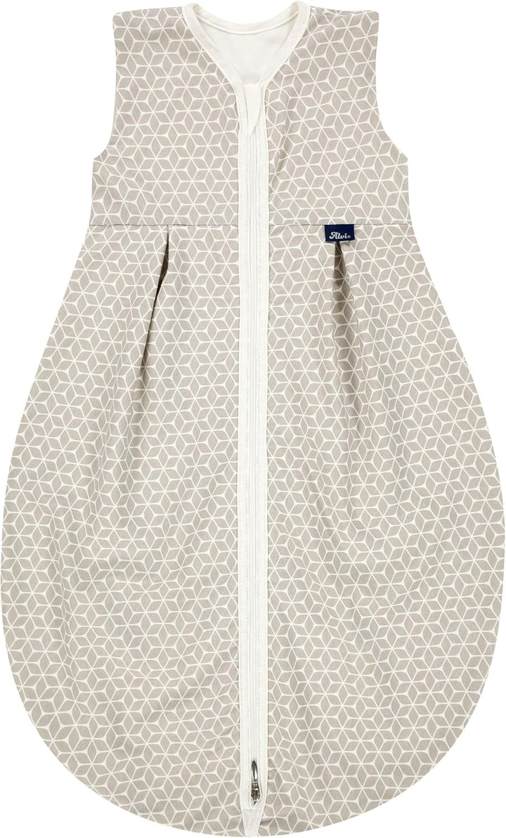Alvi Schlafsack Baby Mäxchen light I leichter Babyschlafsack ärmellos I Sommerschlafsack Jungen und