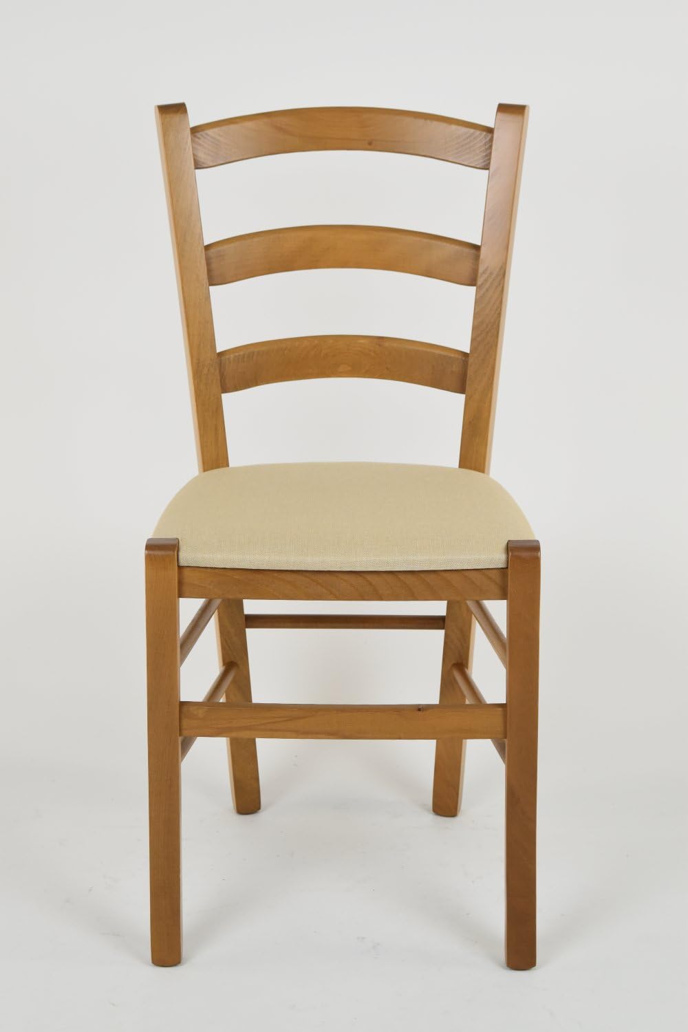 t m c s Tommychairs - Stuhl Venice für Küche und Esszimmer, robuste Struktur aus lackiertem Buchenho