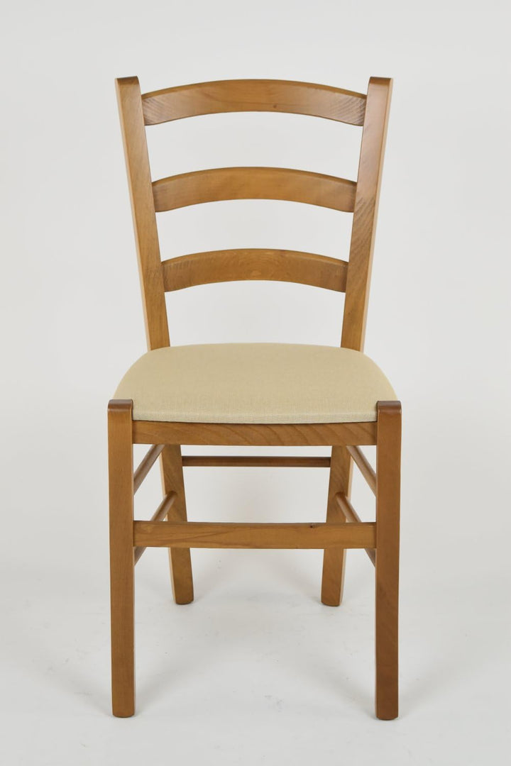 t m c s Tommychairs - Stuhl Venice für Küche und Esszimmer, robuste Struktur aus lackiertem Buchenho