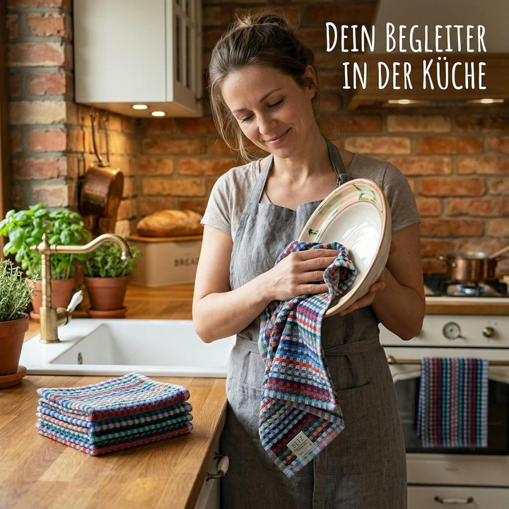 Betz 12er Set Grubentuch Arbeitshandtuch Küchentücher Geschirrtuch Handtuch 100% Baumwolle HELGOLAND