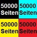 Eurotone Pulver Flasche für Kyocera Drucker - 4x 1000g - ca. 50000 Seiten je Farbe - Schwarz Cyan Ma