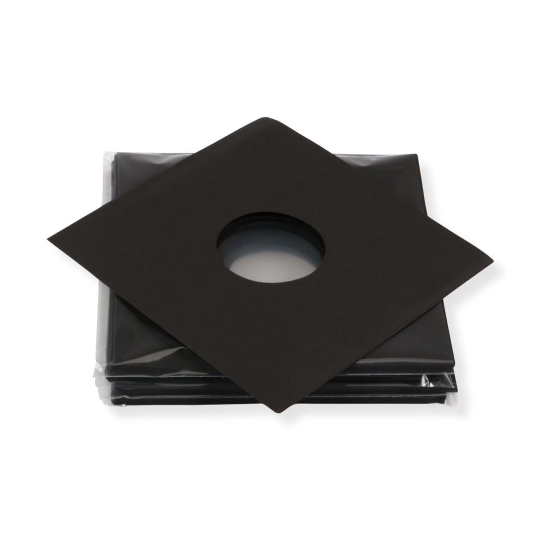 100 St. 12 Zoll LP Premium Innenhüllen anthrazit/schwarz Maxi Single Vinyl Schallplatten ungefüttert
