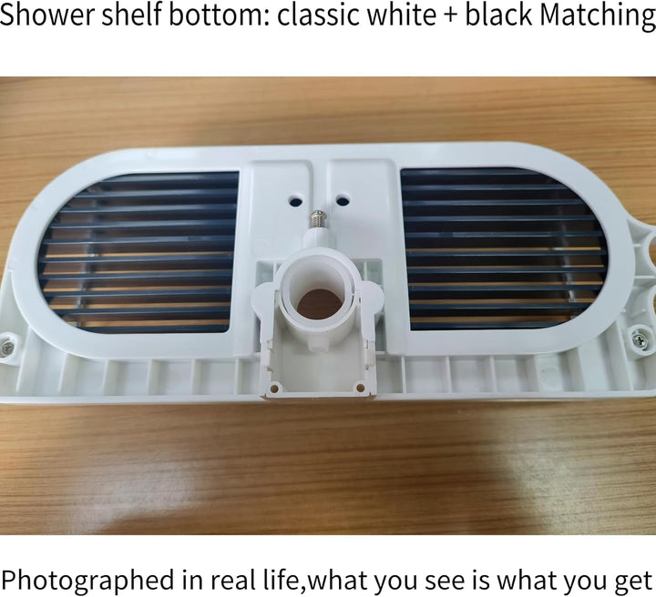 Hawsam Ohne Bohren Duschablage für die Duschstange - Badezimmer Dusche Rack Verstellbar Höhe, Für Du