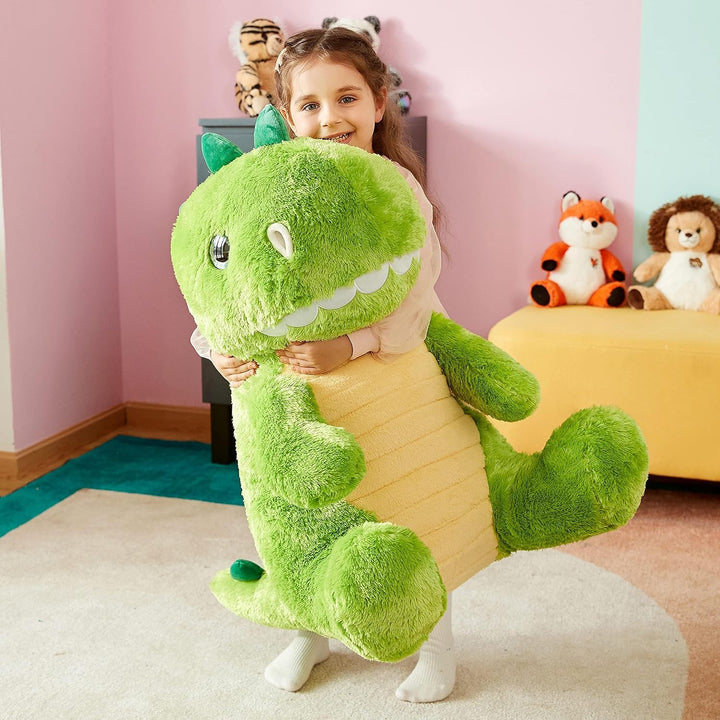 IKASA Gross Dinosaurier Stofftier Riesen Kuscheltier,60cm Gross Plüschtier Süsses Riesiges Plüschtie