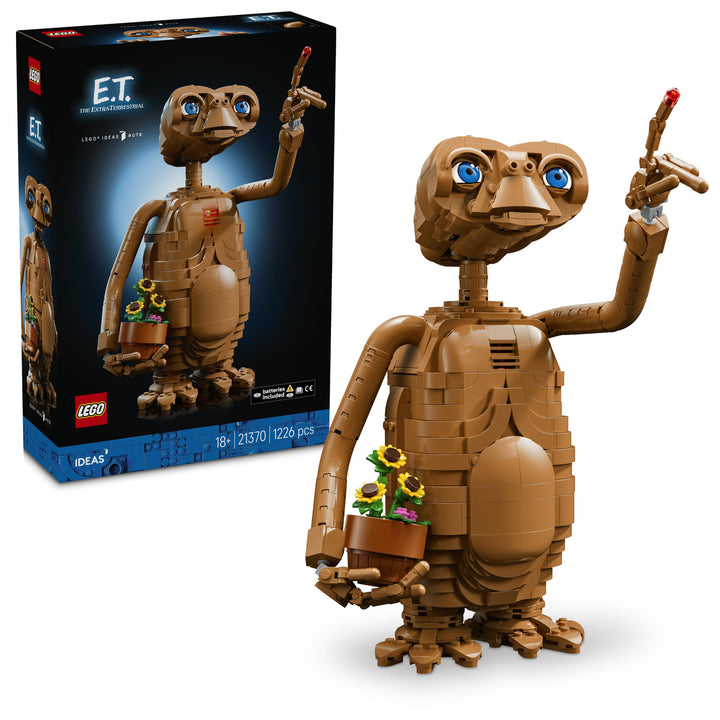 LEGO Ideas E.T. the Extra-Terrestrial - Modellbau für Erwachsene inklusive Alien Figur, künstlichen