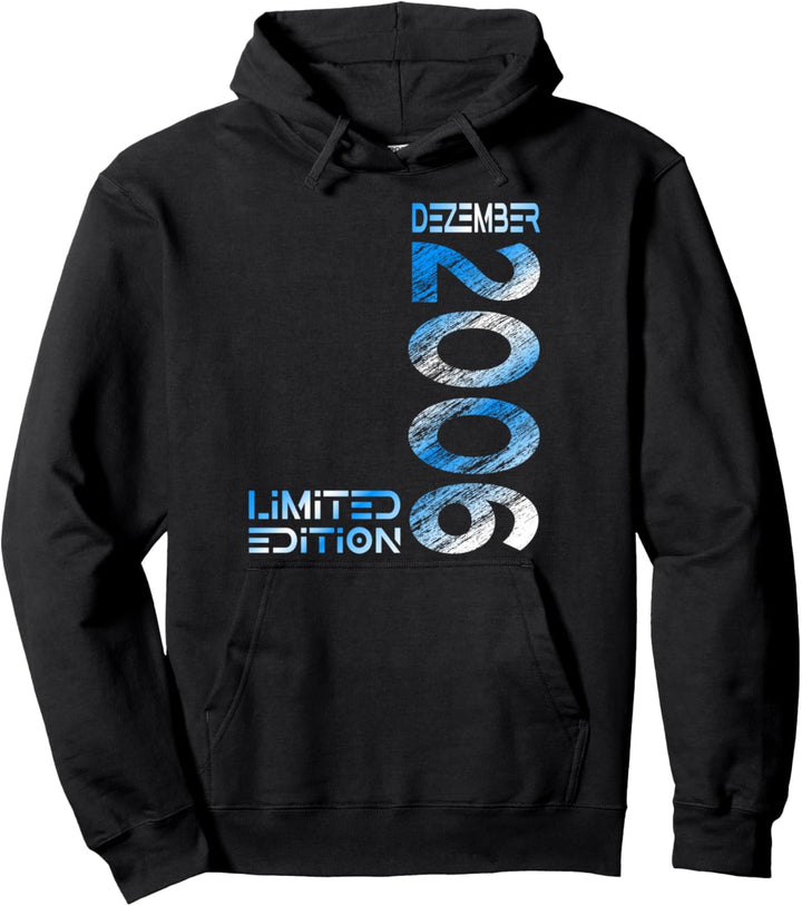 Dezember 2006 Junge Mädchen 17. Geburtstag Limited Edition Pullover Hoodie