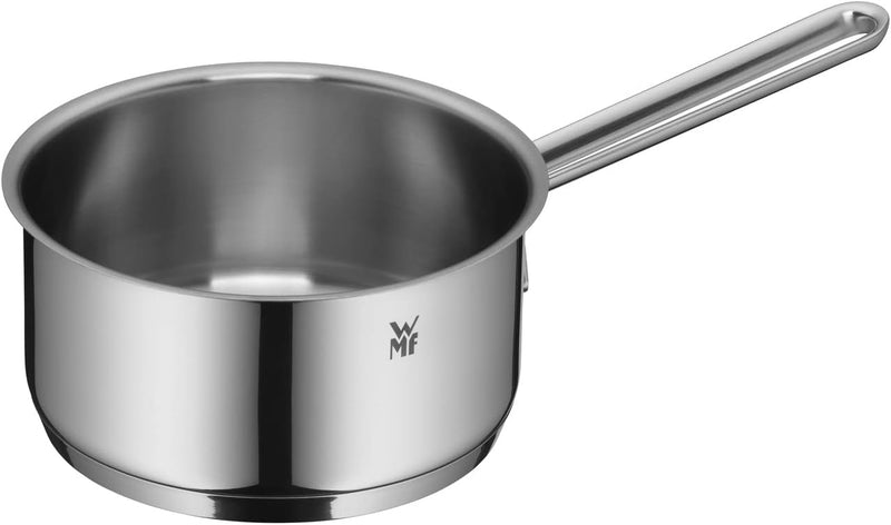 WMF Aparto Stielkasserolle klein 16cm ohne Deckel,1,4l, Milchtopf, Induktionsgeeignet, Cromargan Ede